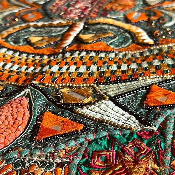 LOT OF 5 Indian Traditional Handmade Patchwork Cushion Cover Ethnic Emb… - Picture 9 of 16